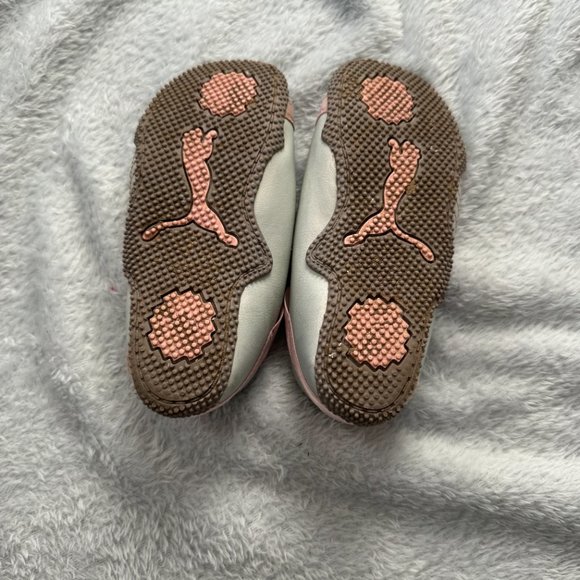 PUMA Kinder-Fit Flats in Gray & Pink Toddler Sz 9 - Picture 7 of 7